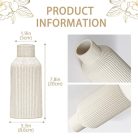 Kerámia váza, pampafű kis váza dekorációhoz rózsaszín - outlet termék