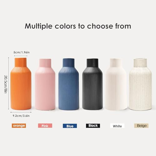 Kerámia váza, pampafű kis váza dekorációhoz rózsaszín - outlet termék