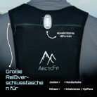 ArcticFit LED futómellény - állítható uniszex fényvisszaverő mellény telefon tartóval - outlet termék