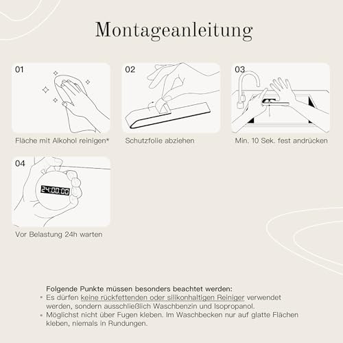 Designfabrik Hamburg kéztörlő / mosogatórongy-tartó öntapadós, fekete - outlet termék