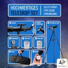 ASTRADA® 70/400 távcső állvánnyal és mobiltelefon tartóval gyerekeknek - outlet termék