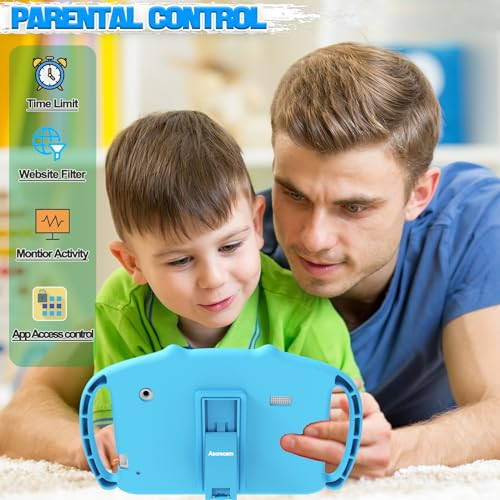 Ascrecem 7 hüvelykes gyerek tablet Android, WiFi, dupla kamera, szülői felügyelet - outlet termék