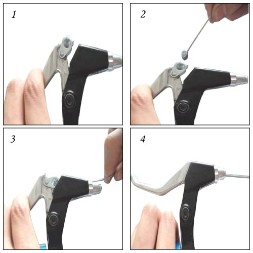 4 darabos kerékpár fékkábel készlet, hegyi kerékpár fékkábel, csere tartozékok - outlet termék