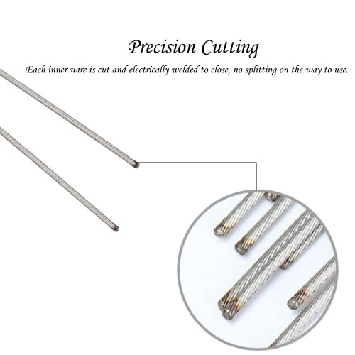 4 darabos kerékpár fékkábel készlet, hegyi kerékpár fékkábel, csere tartozékok - outlet termék