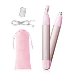   Nose Hair Trimmer - 2 az 1-ben szemöldök és orrszőrzet vágó nőknek, fájdalommentes - outlet termék