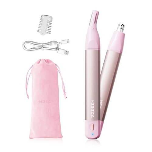 Nose Hair Trimmer - 2 az 1-ben szemöldök és orrszőrzet vágó nőknek, fájdalommentes - outlet termék