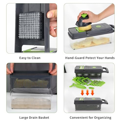 VacFreKep zöldségszeletelő és spirálozó zöldségvágó - outlet termék