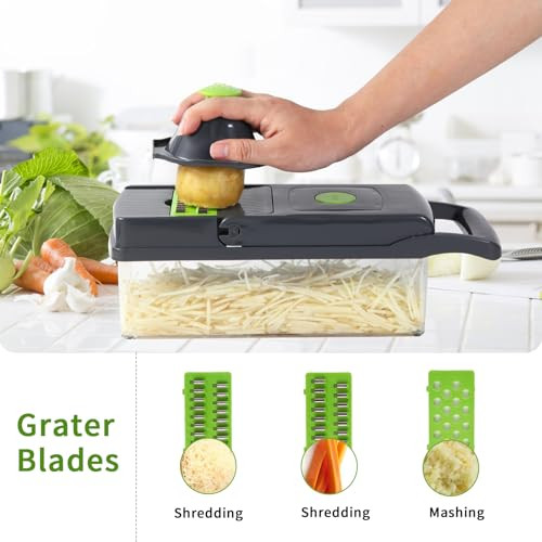 VacFreKep zöldségszeletelő és spirálozó zöldségvágó - outlet termék