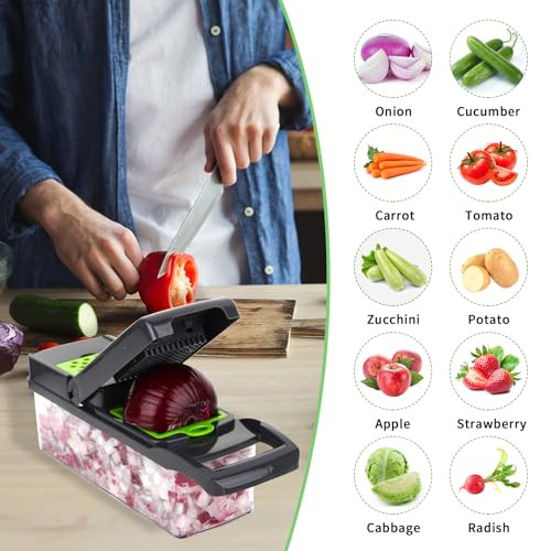 VacFreKep zöldségszeletelő és spirálozó zöldségvágó - outlet termék