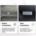Leikaendi USB hub Tesla 2024 Model 3 4 az 1-ben kesztyűtartó dokkoló, műszerfali - outlet termék