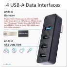 Leikaendi USB hub Tesla 2024 Model 3 4 az 1-ben kesztyűtartó dokkoló, műszerfali - outlet termék