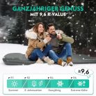 HIKENTURE A1 önfelfújó matrac 8 cm vastag, kemping - outlet termék