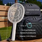 Electric légycsapó ütő - rovarcsapda ütő erős hálóval - könnyen használható, könnyű - - outlet termék