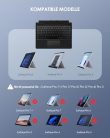 Qulose Surface Pro billentyűzet Microsoft Surface Pro 8/9/X-hez, vezeték nélküli - outlet termék