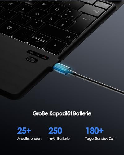 Qulose Surface Pro billentyűzet Microsoft Surface Pro 8/9/X-hez, vezeték nélküli - outlet termék