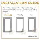Furniware 2 darabos konyhaszekrény pántok 110° nyitási szög, hidraulikus rugó - outlet termék