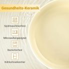SPUNKYJUNKY kerámia kutyatál bambusz állvánnyal 1800ml, bézs - outlet termék