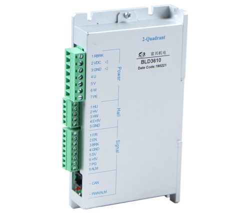 Fulling BLD3610TC kefe nélküli motorvezérlő zárt kör, Hall jel, CAN2.0B, Modbus - outlet termék