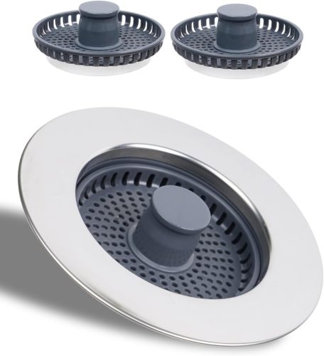 Hibbent mosogató dugó, 3 az 1-ben szűrő és dugó univerzális, szagtalanító - outlet termék