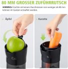 AOBOSI 200W lassú gyümölcsfacsaró (visszaforgatás, két szűrőméret) - outlet termék