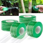 4 darabos biológiailag lebomló oltószalag, 100m x 3cm, nyújtható átlátszó virágkötészeti fólia - outlet termék