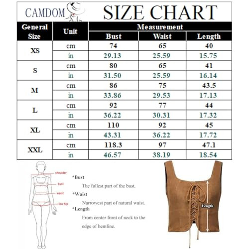 CAMDOM női reneszánsz fűzős mellény steampunk, gótikus, cosplay - outlet termék