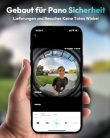 BOTSLAB 5MP vezeték nélküli videó kapucsengő 360°-os nézet, 150 napos akkumulátor - outlet termék