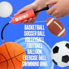 Sportbit labdapumpa 2 tű, 2 fúvóka, hosszabbítócső - outlet termék