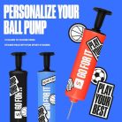 Sportbit labdapumpa 2 tű, 2 fúvóka, hosszabbítócső - outlet termék