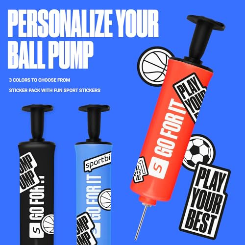 Sportbit labdapumpa 2 tű, 2 fúvóka, hosszabbítócső - outlet termék