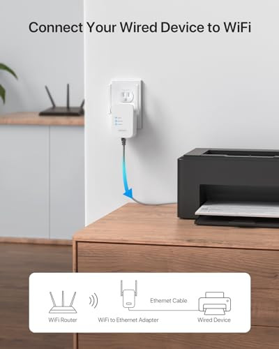 BrosTrend Ethernet WiFi adapter számítógéphez, nyomtatóhoz - outlet termék