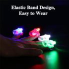 LED ujjlámpa 24 darabos, színes - outlet termék