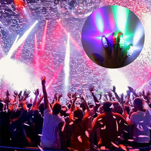 LED ujjlámpa 24 darabos, színes - outlet termék