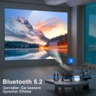 Mini Projector HY320 projektor Android 11, 1080P, WIFI6, BT5.0, 12000 lumen, FHD 4K - outlet termék