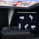 Mini Projector HY320 projektor Android 11, 1080P, WIFI6, BT5.0, 12000 lumen, FHD 4K - outlet termék