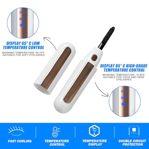 WIYETY elektromos szempilla göndörítő fehér - outlet termék