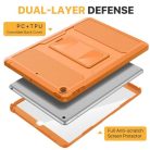 MoKo tok iPad 9/8/7. generáció narancs - outlet termék