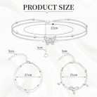 Aucuu női bokalánc, állítható, többrétegű nyári - outlet termék