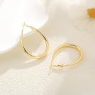 TINGN arany karika fülbevaló nőknek 16K aranyozott, hipoallergén - outlet termék