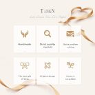 TINGN arany karika fülbevaló nőknek 16K aranyozott, hipoallergén - outlet termék