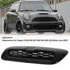 MINI Cooper S R56 R55 R57 R58 R59 motorháztető szellőzőfedél fényes fekete, 2007-2014 - outlet termék