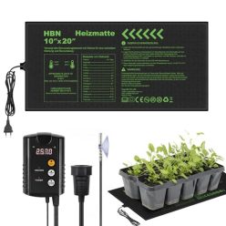   HBN fűtőszőnyeg növényekhez termosztáttal 52 x 25 cm, csíráztatás, magvak - outlet termék