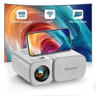 Jimveo WiFi mini projektor 15000L 1080p Full HD LCD, 250 hüvelyk, otthoni mozi - outlet termék