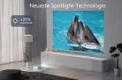 Jimveo WiFi mini projektor 15000L 1080p Full HD LCD, 250 hüvelyk, otthoni mozi - outlet termék