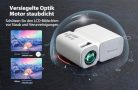 Jimveo WiFi mini projektor 15000L 1080p Full HD LCD, 250 hüvelyk, otthoni mozi - outlet termék