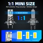 Sinoparcel 2024 H7 LED fényszóró izzó fehér, 2 darabos - outlet termék
