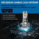 Sinoparcel 2024 H7 LED fényszóró izzó fehér, 2 darabos - outlet termék
