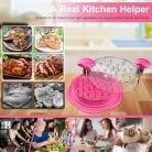 Chicken Chopper 25,5 cm csirkeaprító eszköz nagy, látható, ecsettel és villákkal - outlet termék