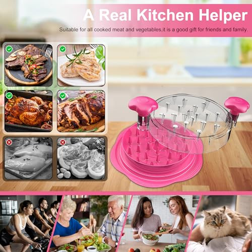 Chicken Chopper 25,5 cm csirkeaprító eszköz nagy, látható, ecsettel és villákkal - outlet termék