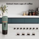 COTGCO hordozható kávéfőző akkumulátorral utazáshoz, 40 ml kávé 3 perc alatt - outlet termék